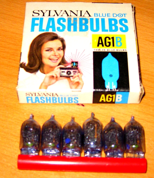 AG1 bulbs blue dot